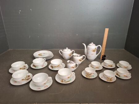 Japanese Dragon Handpainted Geisha Tea Set