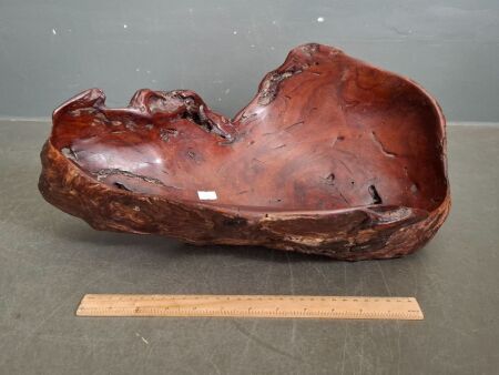 Hand Carved Burl Bowl