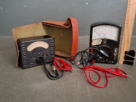 2x Vintage Multimeters - Incs Universal Avominer Multimeter