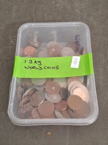 1.3kg of World Coins