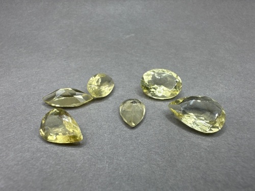 35 Carats Green Amethyst Gemstones