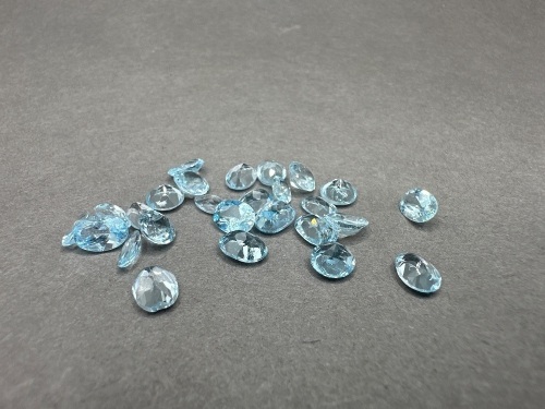20 Carats of Blue Topaz Gemstones