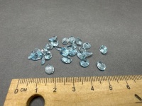 20 Carats of Blue Topaz Gemstones - 3