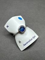 Sterling Silver Ring with Opal Gemstone - 2