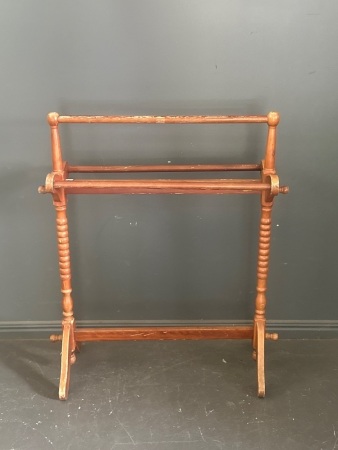 Barley Twist Timber Towel Rack