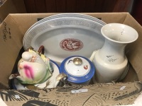 Box Lot of Asian Ceramics