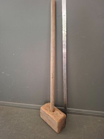 Large Wooden Railway Mallet