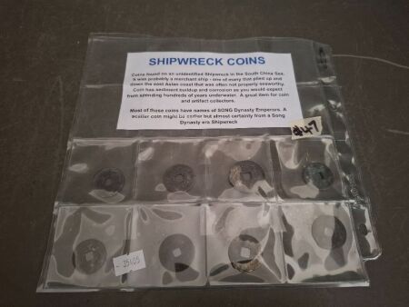 Collection of 900 Year Old Medieval China Shipwreck Coins