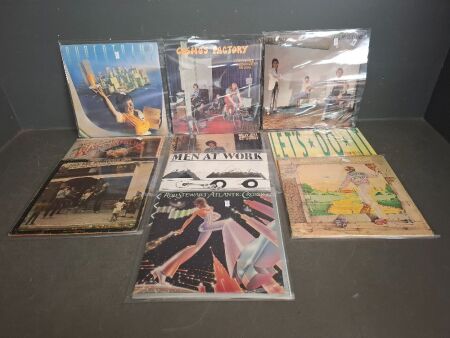 10x Mixed Genre Vinyl Records