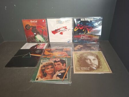 10x Mixed Genre Vinyl Records