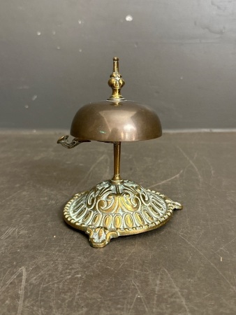Antique Brass Front Desk/Counter Bell