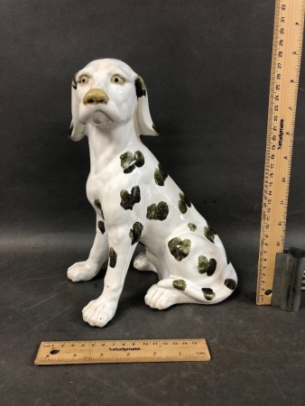 Contemporary Spotty Dog Figure