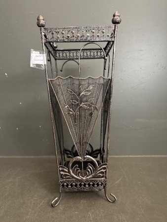 Contemporary Wrought Iron Umbrella Stand