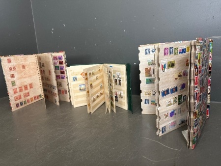 3 Stamp Albums