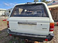 White 1991 Toyota 4runner RV6 3.0 V6 Station Wagon - Odometer indicating&nbsp; 281317km - VIN JT711VND007002917 - Engine 3VZ0383993 - New Starter Motor and Power Steering Pump - brakes need work - holds rust advise inspection - significant rust in drivers side - 6