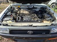 White 1991 Toyota 4runner RV6 3.0 V6 Station Wagon - Odometer indicating&nbsp; 281317km - VIN JT711VND007002917 - Engine 3VZ0383993 - New Starter Motor and Power Steering Pump - brakes need work - holds rust advise inspection - significant rust in drivers side - 7