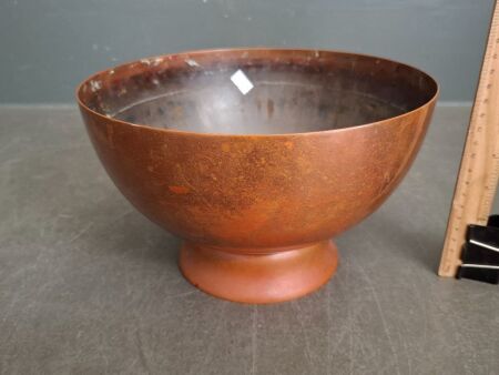 Rhodesia Copper Products Cooper Bowl on Stand