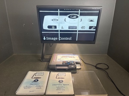 Optelec Clear View Speech & Magnification Machine in working order