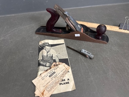Vintage Turner Hand Plane in Original Box