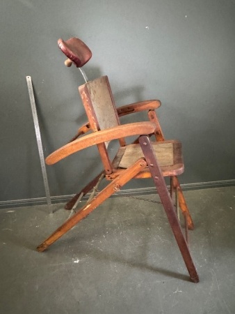 Vintage Dentist Army Chair