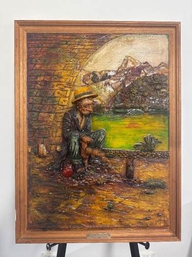 Bon Appetite Three Dimensional Textured Art - 4 of 78 by Eugene Del Mace