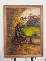 Bon Appetite Three Dimensional Textured Art - 4 of 78 by Eugene Del Mace