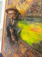 Bon Appetite Three Dimensional Textured Art - 4 of 78 by Eugene Del Mace - 4