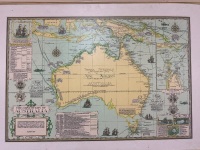 The Discovery of Australia Map Print - 2