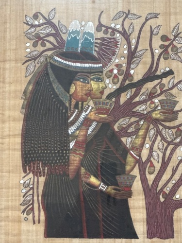 Egyptian Papyrus Painting