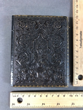 Mid 19th Century Victorian Daguerreotype in Embossed, Hinged Case