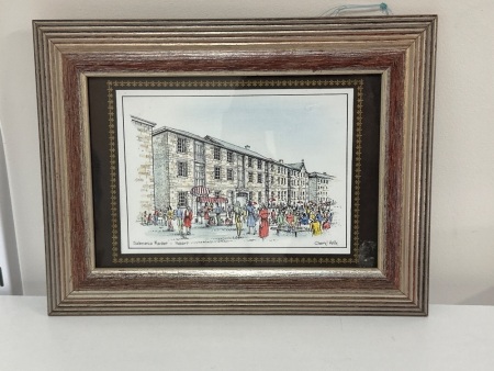 Hand Painted Historic Tasmanian Buildings by Cheryl Kelly