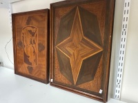 2 Wood Art Trays - 2
