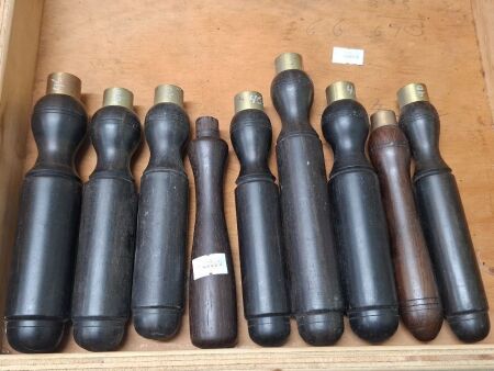 Lot of 9 Chisel Handles