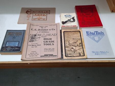 7 Vintage Various Tool Books