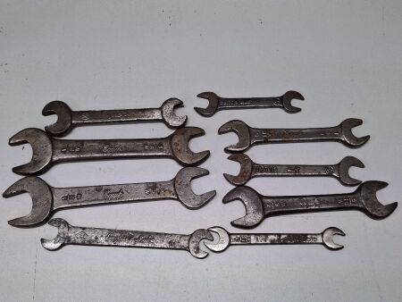 Vintage Lot of Marked Spanners