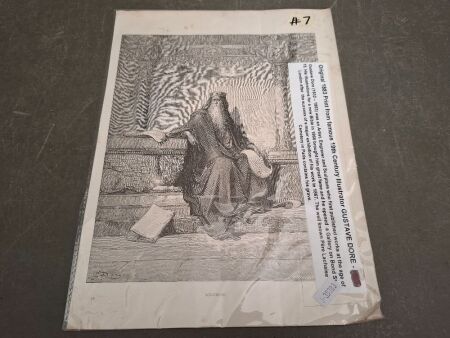 Original 1883 Gustave Dore Print