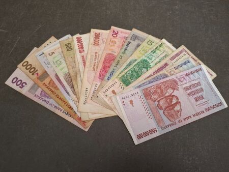 Zimbabwe Banknote Collection - Billions of Dollars