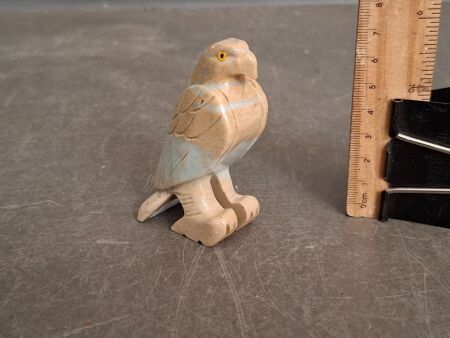 Falcon Stone Bird Carving