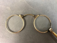 Pair of Victorian Folding Lorgnette Opera Glasses - 4