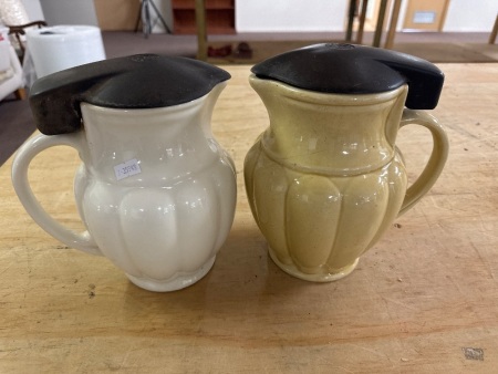 2 x AEI NPA Pottery Pumpkin Electric Jug Kettle (1 cord)