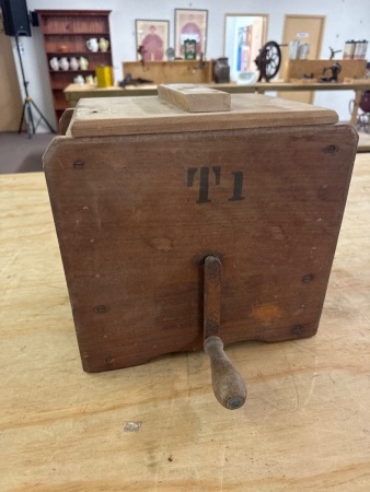 Cherry and Sons T1 Antique Wooden Butter Churn