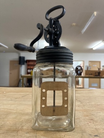 Butter Churn&nbsp;- 3 Imp Quarts - unmarked