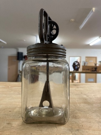 Butter Churn - (Eng) - 3 Imp Quarts - unmarked