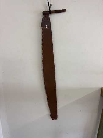 Small Crosscut Saw - 1 handle bracket missing - 42in blade