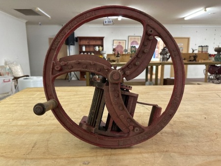 Vintage Cast Iron Chaff Cutter