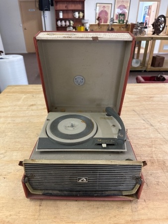 His Masters Voice HMV Jamaica Monarck Portable Turntable