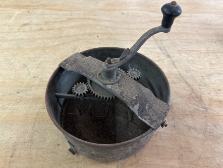 Vintage Hand Crank Mixer - Gal Tin Bowl