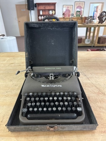 Remington Rand Typewriter in Case