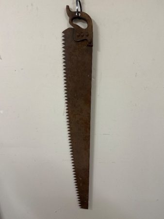 Vintage Hand Saw - 3 1/2ft blade