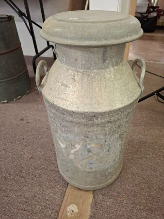 Aluminium Cream/Milk Can - 27in(H)